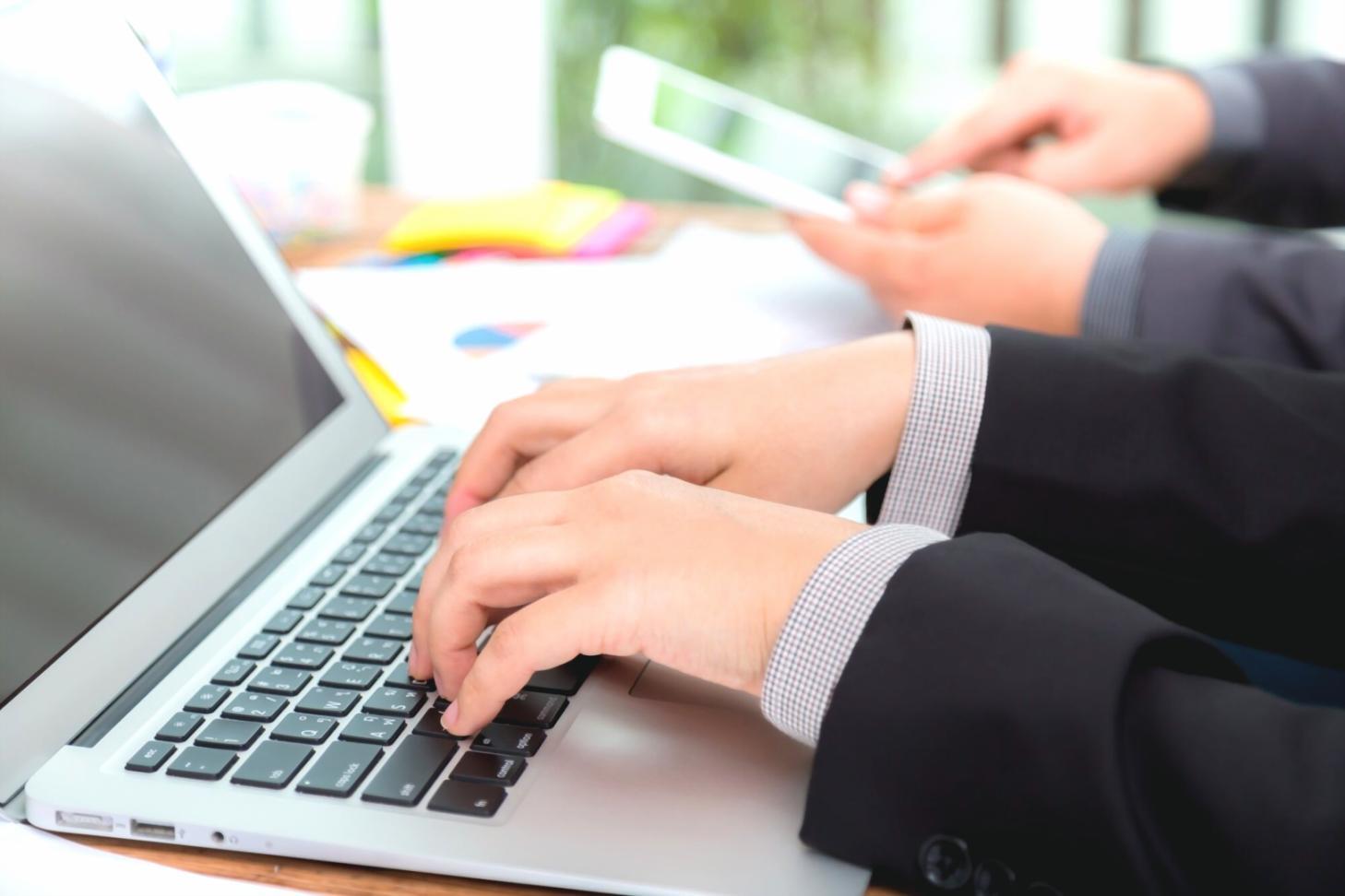 Financial success indicators and business growth charts